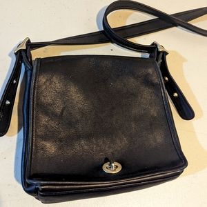 Authentic Vintage Coach Black Crossbody